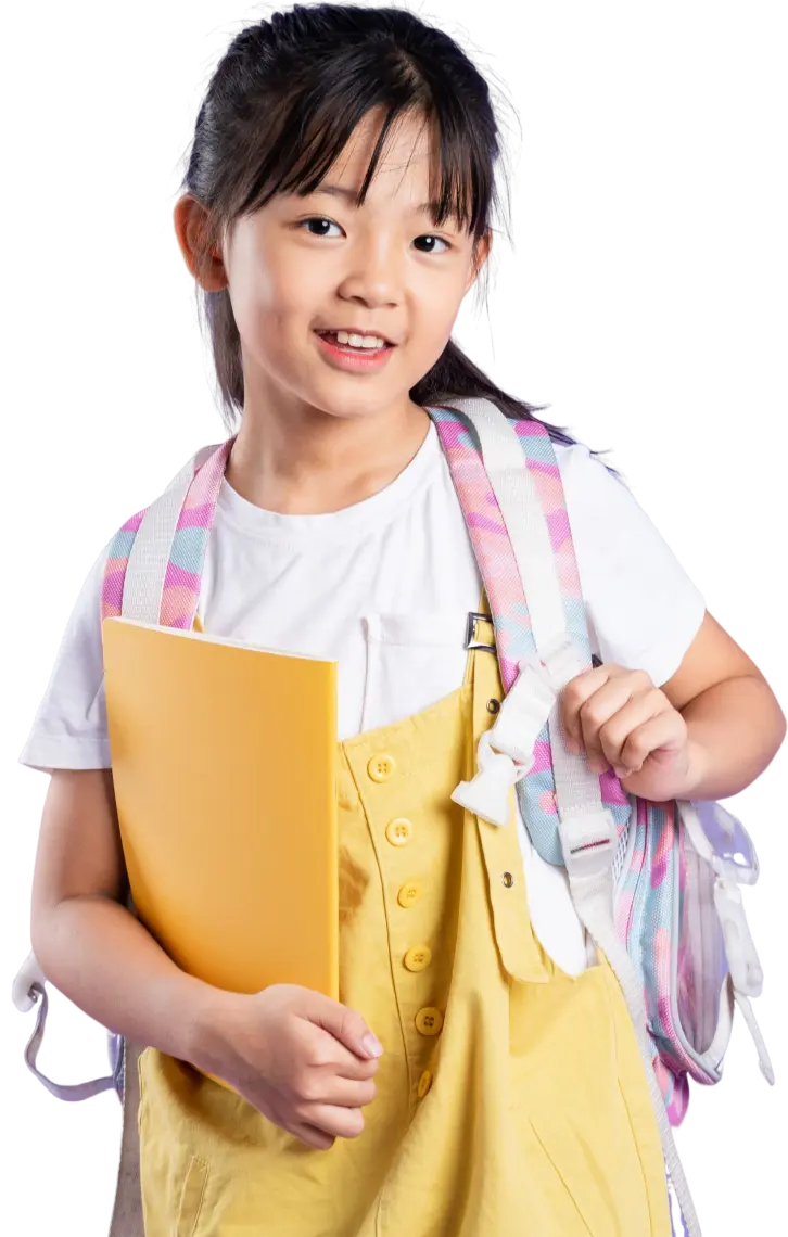 cute asian schoolgirl posing